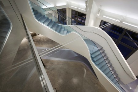 Escalier courbe design Fornari