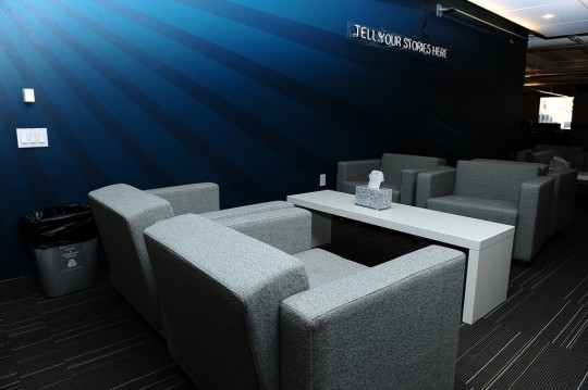 Bureaux Twitter - espace lounge