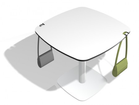 Table avec attaches pour sac à  main Culmen