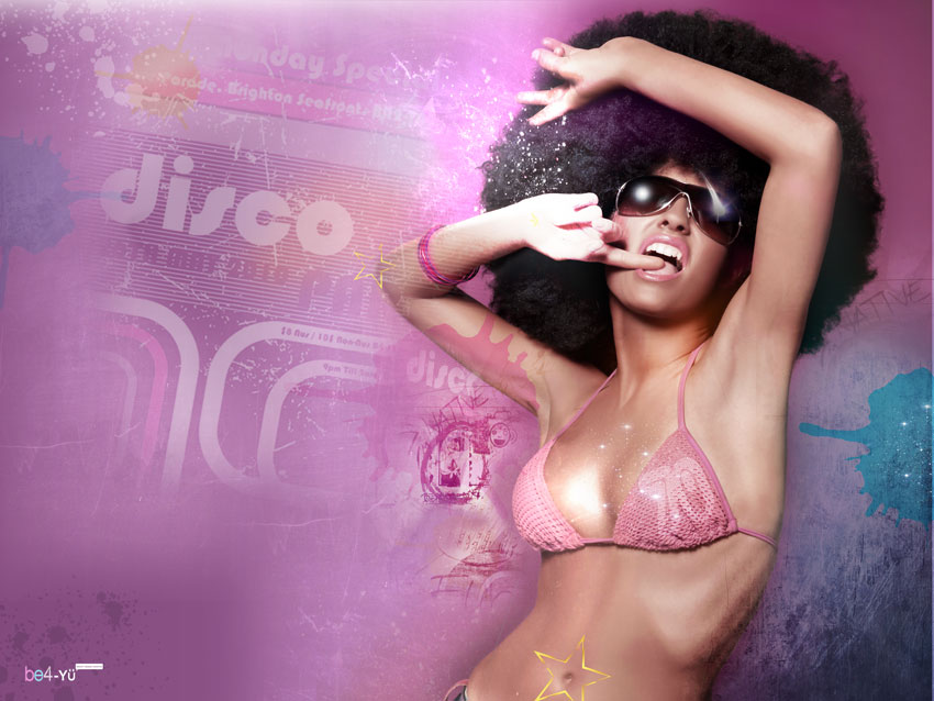 Photoshop design disco Be4Yu