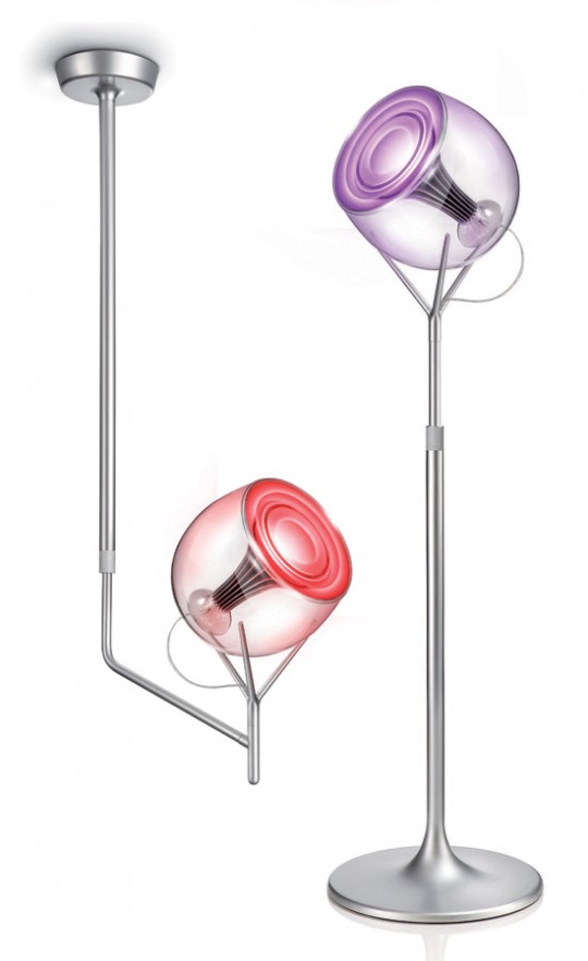 Lampadaire suspension Philips living colors