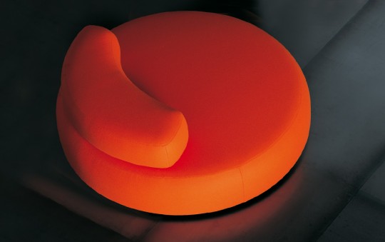 Fauteuil Living Divani Bubble rock orange