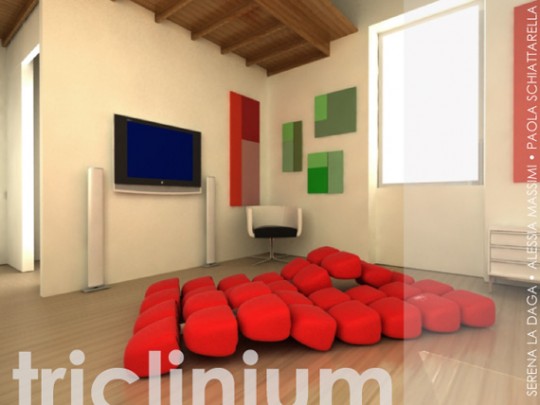 Sofa modulaire Triclinium