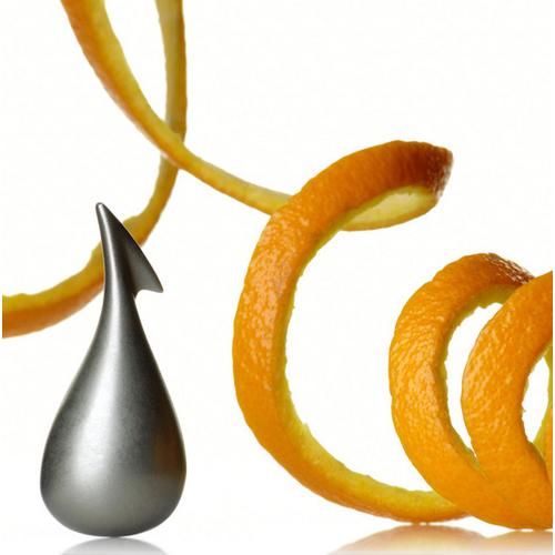 Apostrophe, épluche orange design Alessi