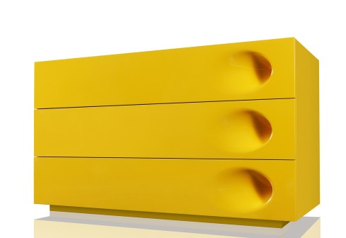 Commode jaune design Gaeaforms