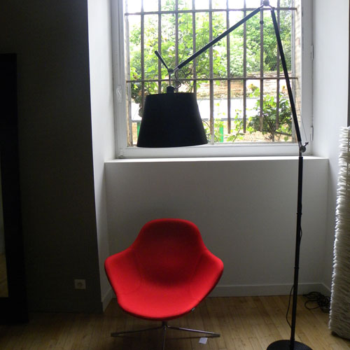 Lampadaire Tolomeo mega noir