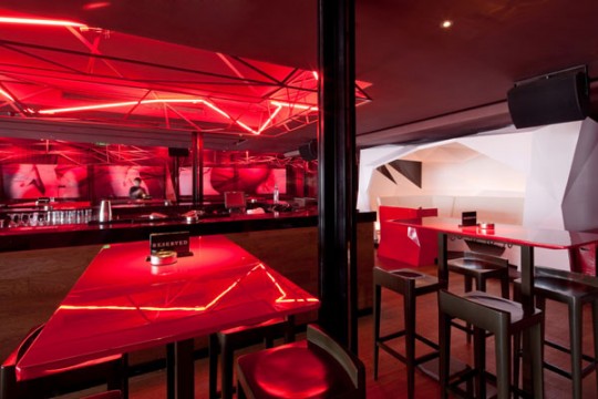 Le bar rouge à Shangai