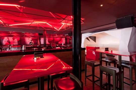 Le bar rouge à  Shangai