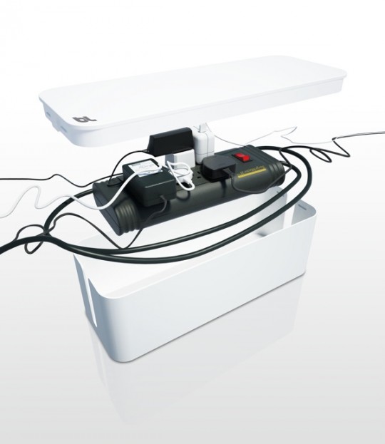 Cablebox, rangement pour cables et fils électriques design