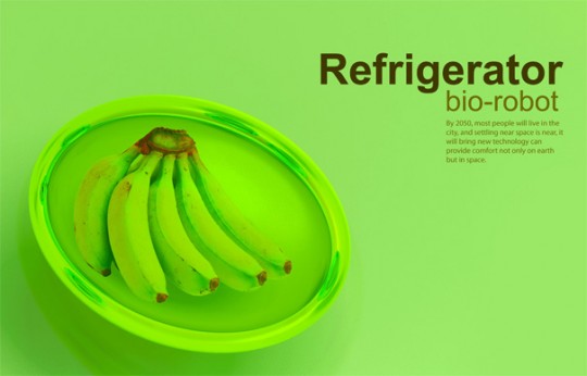 Bio robot refrigerator, le réfrigérateur du futur