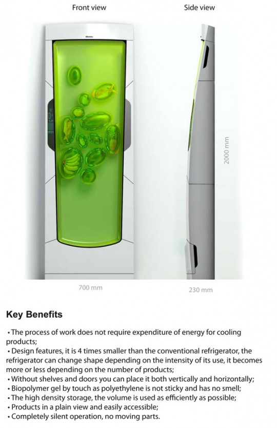 Bio robot refrigerator by Yuriy Dmitriev