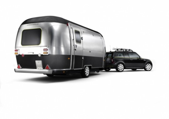 Mini Cooper et caravane Airstream