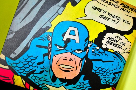 Tableau comics Captain america