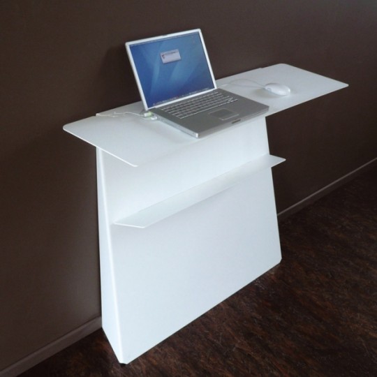 Console bureau Zeta blanc | Studio Manzano