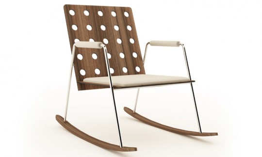 Rocking chair en bois Koko