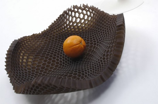 Coupe à  fruits nid d'abeille Black Honey - Arik Levy