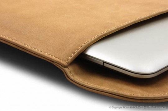 Housse pour macbook air en cuir Par avion