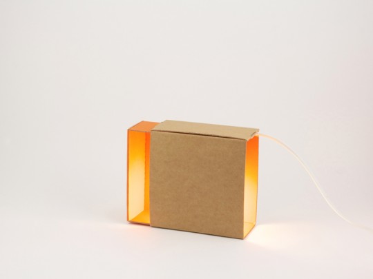 Boite à  lumière en carton