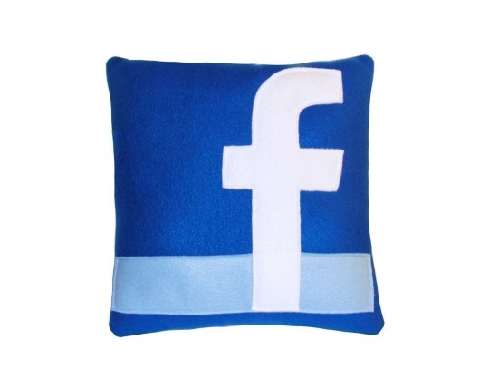 Coussin Facebook