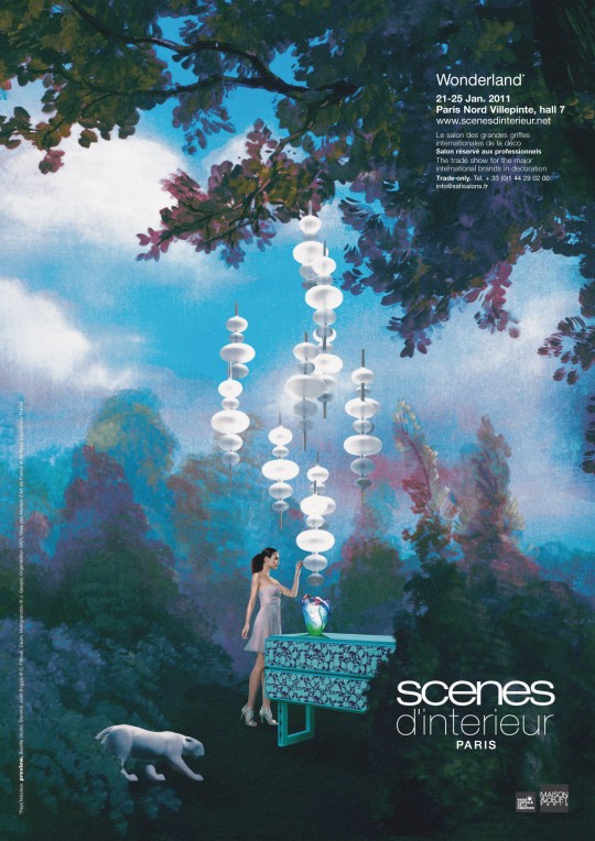 Salon maison et objetà  Paris en janvier 2011 - scènes d'intérieur