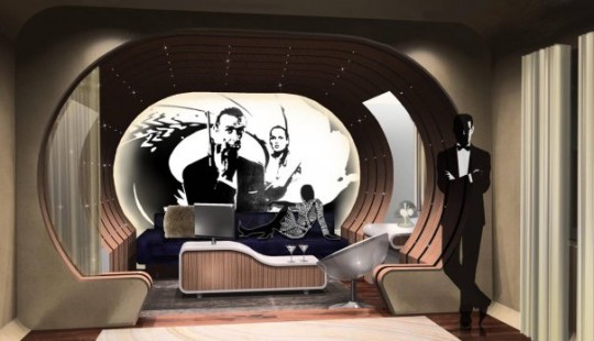 Suite James Bond 007 à  l'hôtel Seven Paris