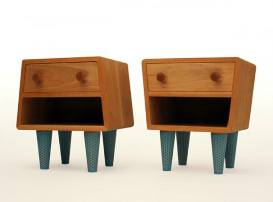 Tables de chevet en bois design Socks