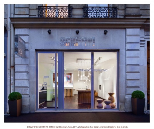 Showroom cuisine Schiffini à  Paris