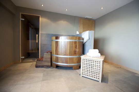 Salle de bain dans une chambre - hotel Whitepod