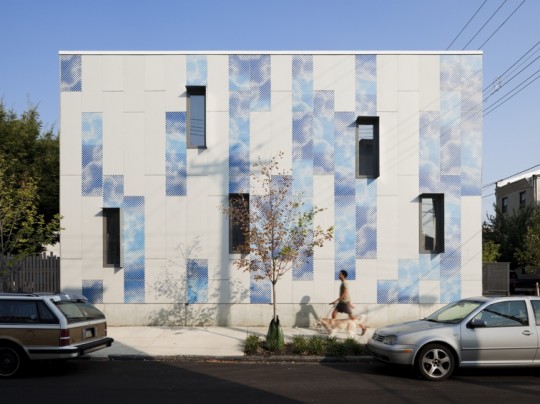 American institute of architects award 2011 - maison à  100.000 euros Skinny - Sam Oberter