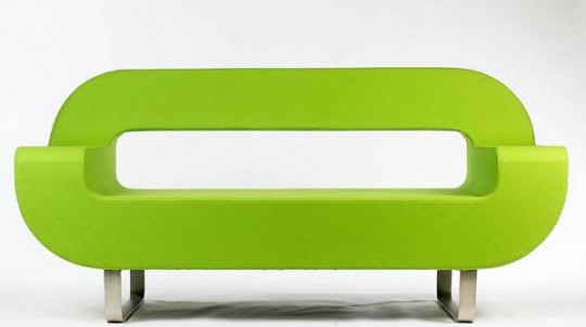 Canapé contemporain vert pomme Anno - Ix design