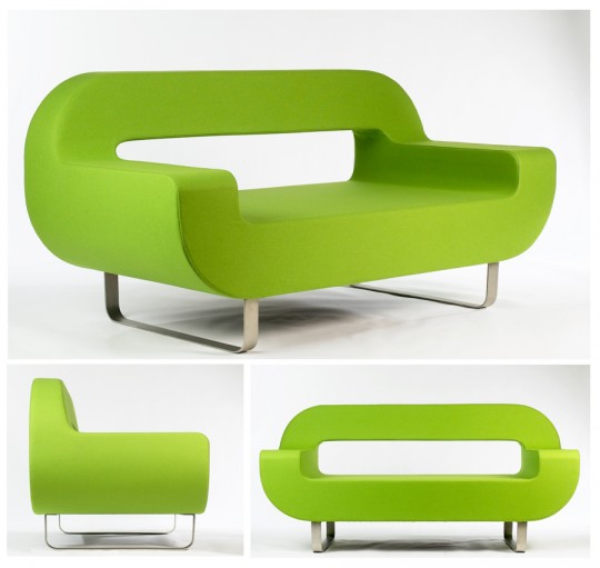 Canapé contemporain vert pomme Anno - Ix design