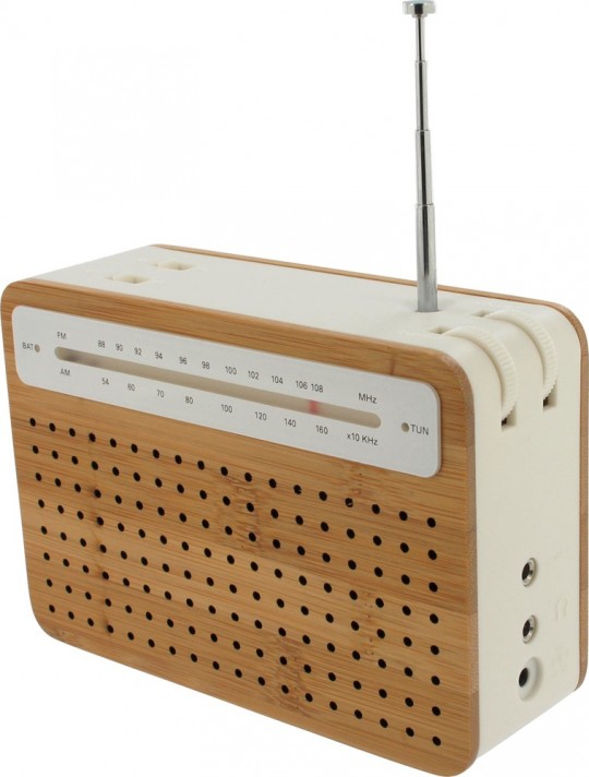 Radio en bambou Safe radio Lexon