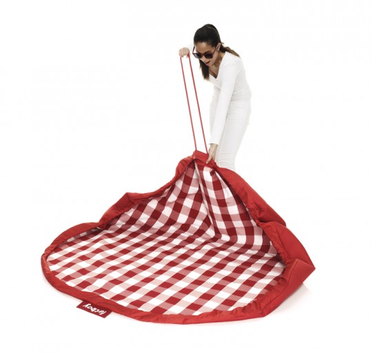 Tapis de pique-nique à  carreaux Fatboy Knapsack