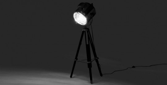 Lampe projecteur studio ciné