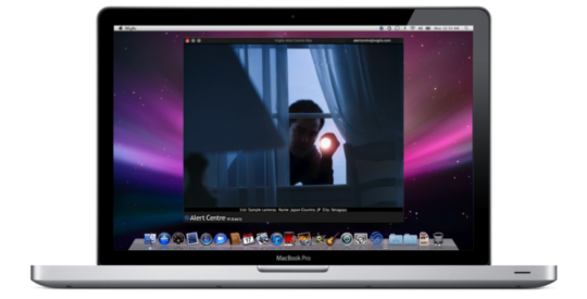 iVigilo alert center sur Mac