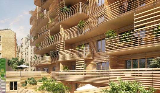 Immeuble neuf en bois : Résidence numéro 15 by Nexity