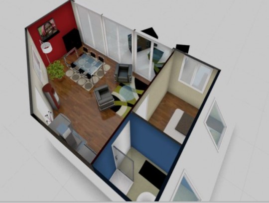 Design 3D d'un appartement avec My Sketcher
