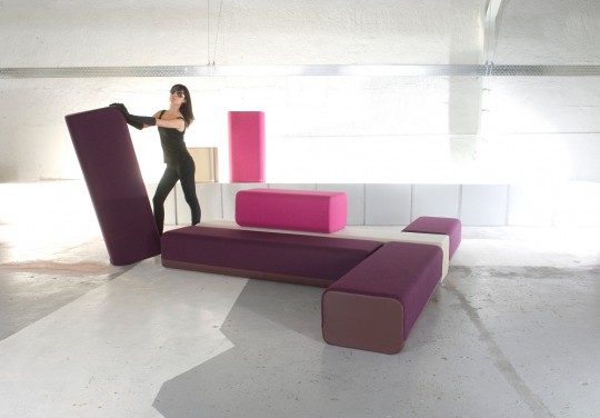 B flex, le sofa modulaire de Marine Peyre