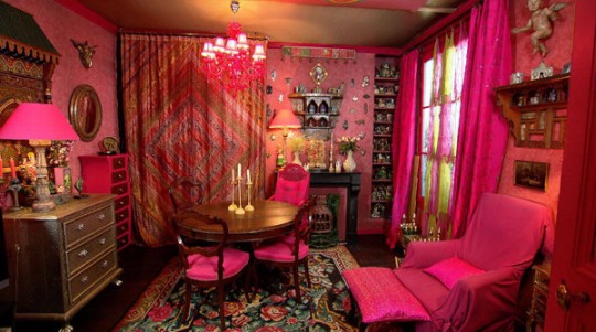 Intérieur de l’appartement Bollywood à Paris