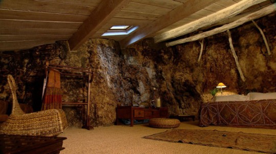 Intérieur de la maison falaise à Marseille