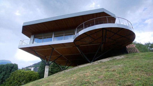 Maison hélicoptère - 3ème du concours Ma maison est la plus originale de France