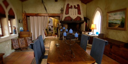 Intérieur de la maison médiévale à Toulouse