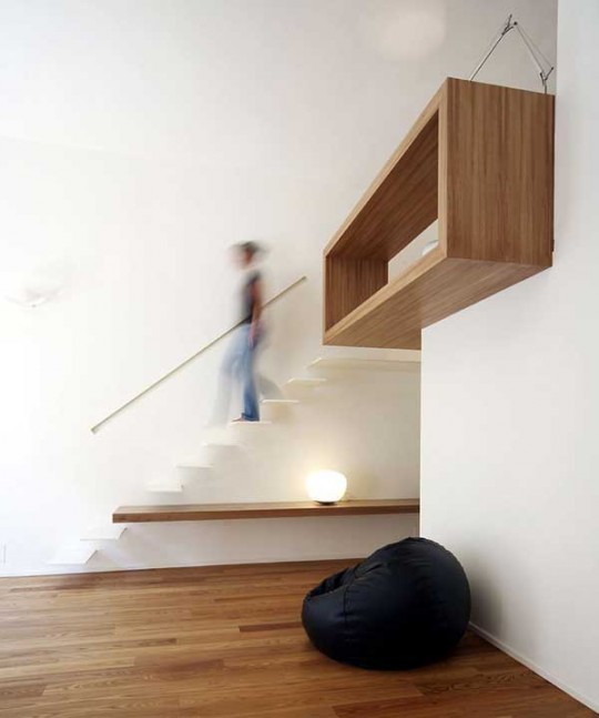 Escalier design sans contre-marches