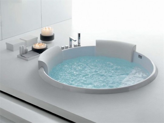 Baignoire ronde archives deco décoration design Créatif Jacuzzi Baignoires