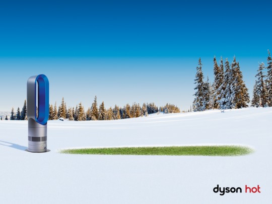 Dyson Hot dans la neige