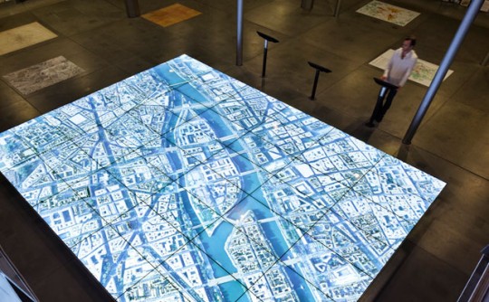 Maquette numérique interactive Paris du futur