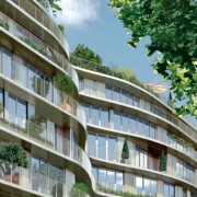 Façade de la résidence Nouvelle Vague