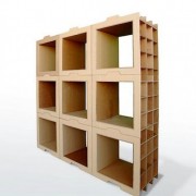 Bibliothèque en carton modulaire 800 Gr