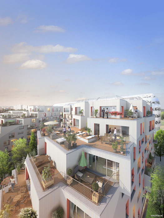 Pereire 17, appartement avec terrasse