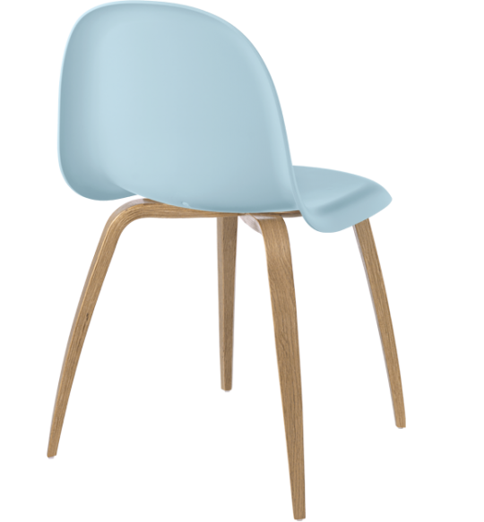 Gubi chair bleu ciel